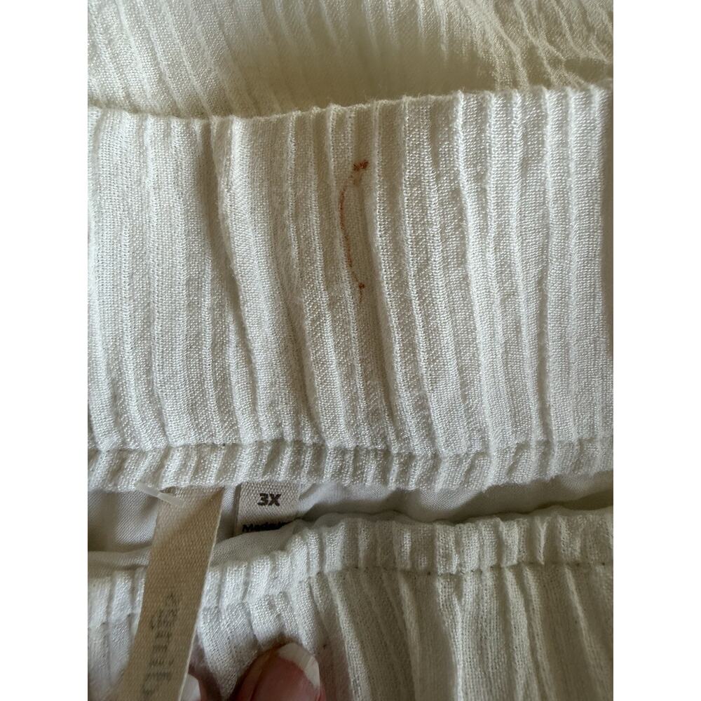 Soft Surroundings 3x Full Length Wide Pants Beachy Relaxed Light Airy Vacation - Picture 5 of 8